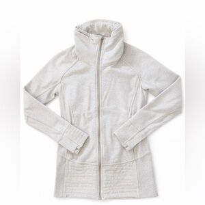 LULULEMON Light Gray Zip-Up Jacket
